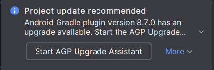 Android Gradle Plugin Notification